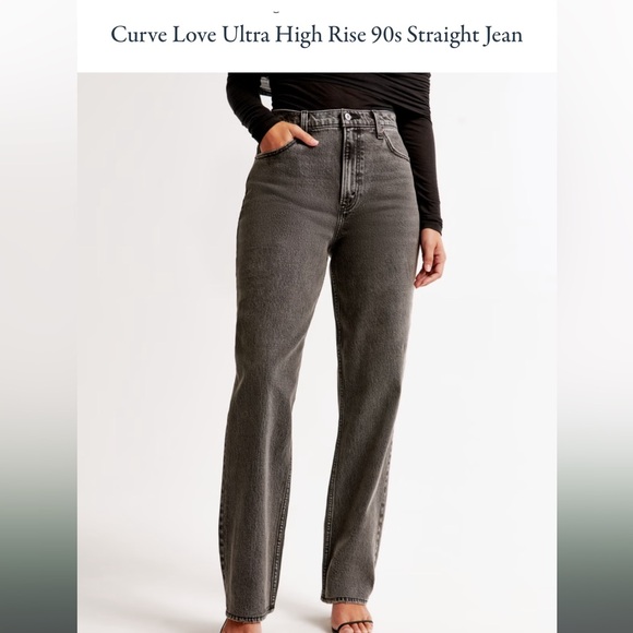 Curve Love ultra high rise 90’s straight jeans size 8 short - Picture 6 of 10